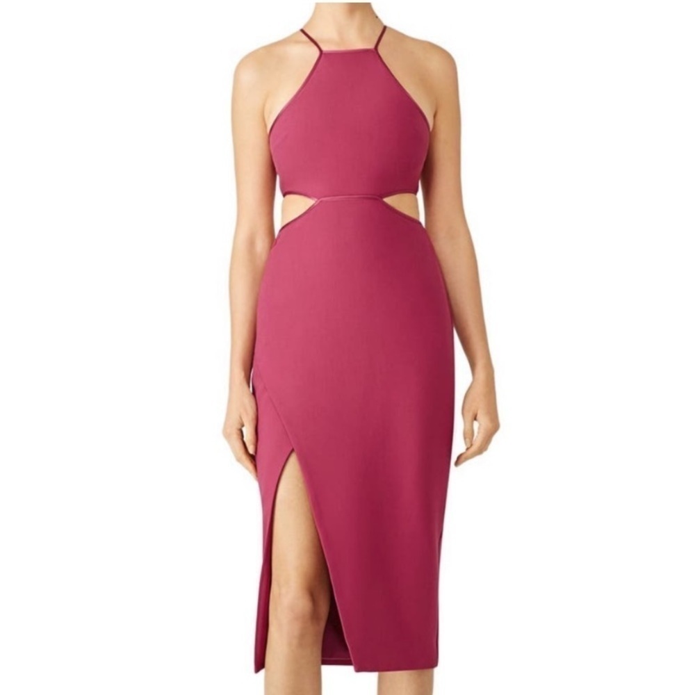 Cinq a Sept Orchid Halter Yael Dress